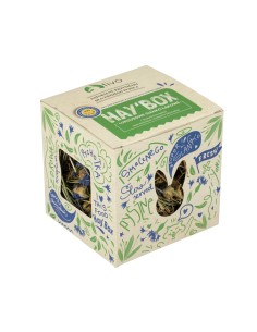 Tivo Hay’box žaislas su gysločiu ir rugiagėlių žiedais, 60g