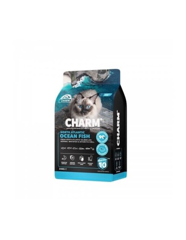 CHARM Ocean Fish sausas maistas katėms su žuvimi