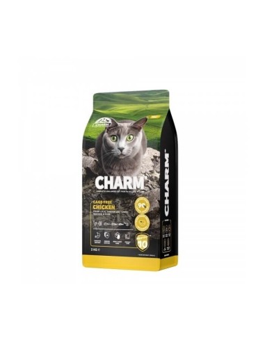 CHARM Cage-Free Chicken sausas maistas katėms