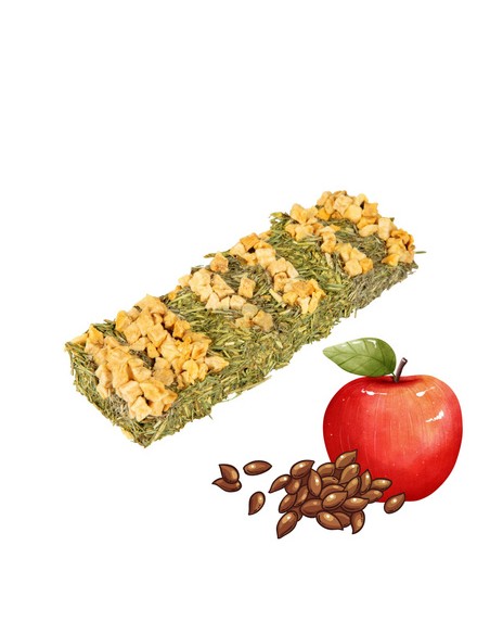 Tivo šiaudų batonėlis su obuoliais, 45g