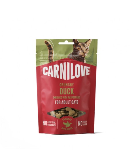 Carnilove Cat traškus skanėstas katėms su antiena