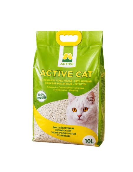 Kačių kraikas | bentonitinis kraikas active cat sušokantis kraikas