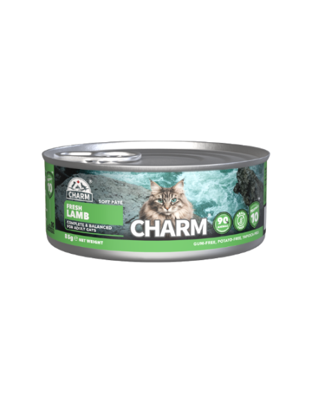 Charm kačių konservai ėriena. Kačių maistas