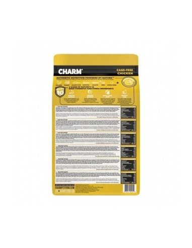 CHARM Cage-Free Chicken sausas maistas katėms iš laisvai