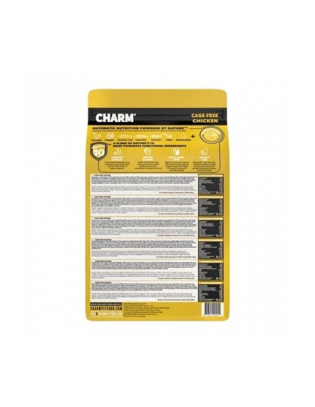 CHARM Cage-Free Chicken sausas maistas katėms iš laisvai