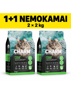 CHARM Grass-Fed Lamb katėms iš laisvai ganomos ėrienos 2kg+2kg