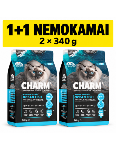 CHARM North Atlantic Ocean Fish katėms su didelių žuvies kiekiu