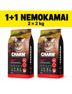 CHARM Grass-Fed Beef sausas maistas katėms