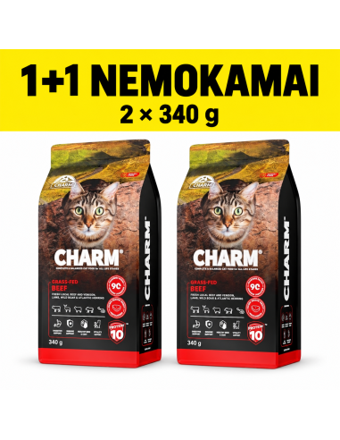 CHARM Grass-Fed Beef sausas maistas katėms