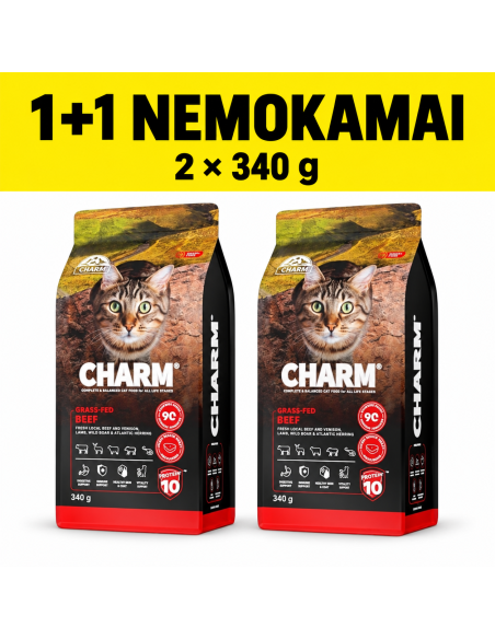 CHARM Grass-Fed Beef sausas maistas katėms
