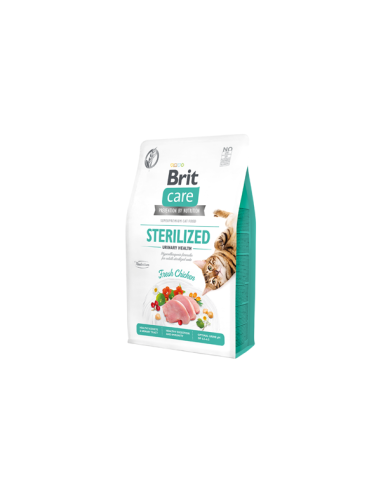BRIT CARE Cat GF Sterilized Urinary Health sausas maistas